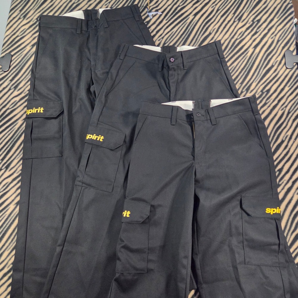 NWOT Red Kap Mens Cargo Work Pants 3 Pack Bundle Black Spirit Airlines  30x30